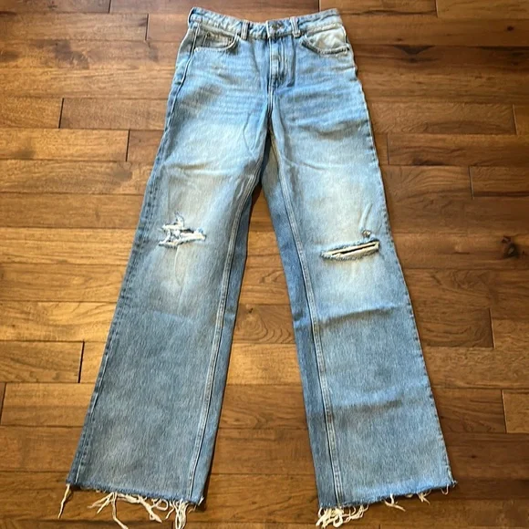 Zara 90s wide leg jeans size EUR 36 / US 27 / 4 - Picture 3 of 7